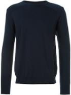 Oliver Spencer 'blade' Sweater, Men's, Size: Medium, Blue, Virgin Wool