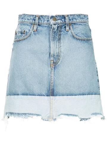 Nobody Denim Reverse Skirt Insideout - Blue