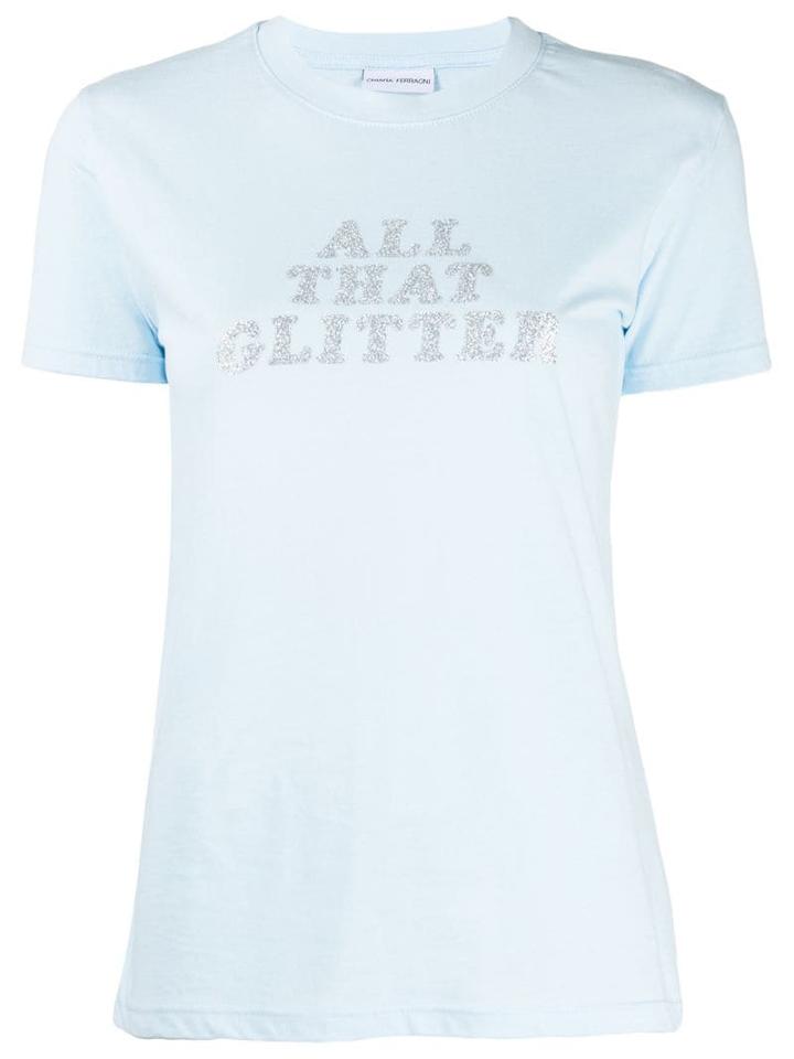 Chiara Ferragni Logo T-shirt - Blue