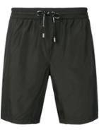 Dolce & Gabbana Swimming Trunks With Pouch Bag - Black