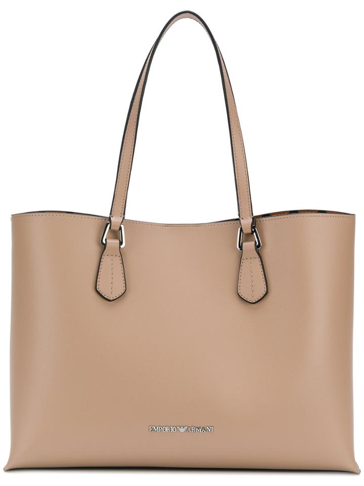 Emporio Armani Square Tote Bag - Pink & Purple