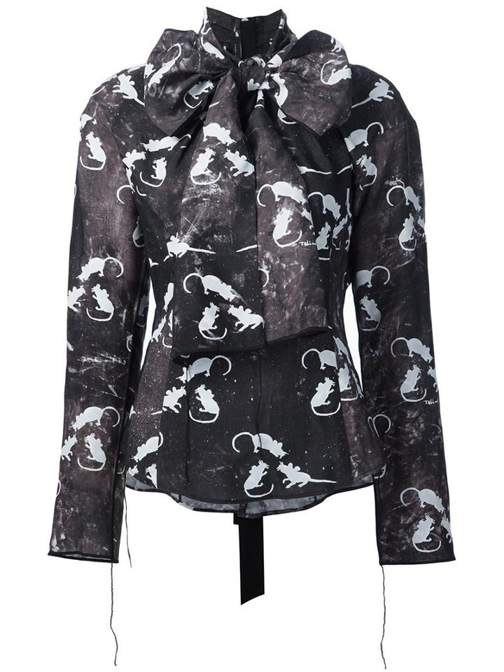Marc Jacobs Mouse Print Blouse