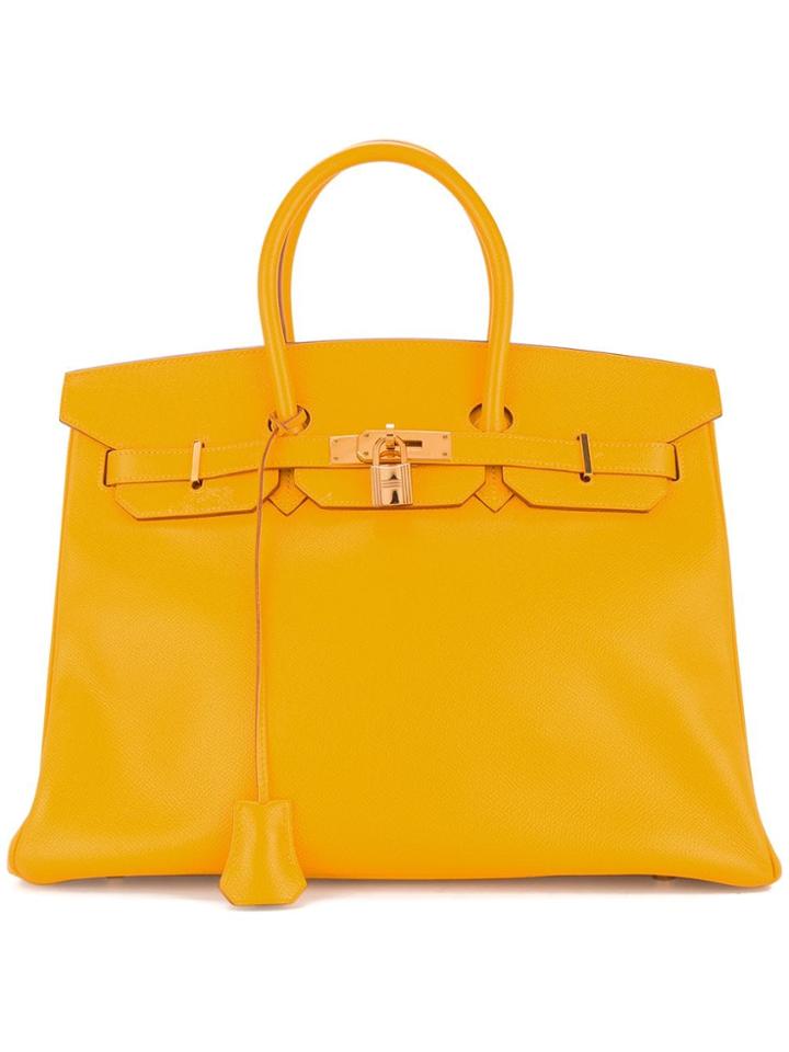 Hermès Vintage Birkin 35 Hand Bag - Yellow