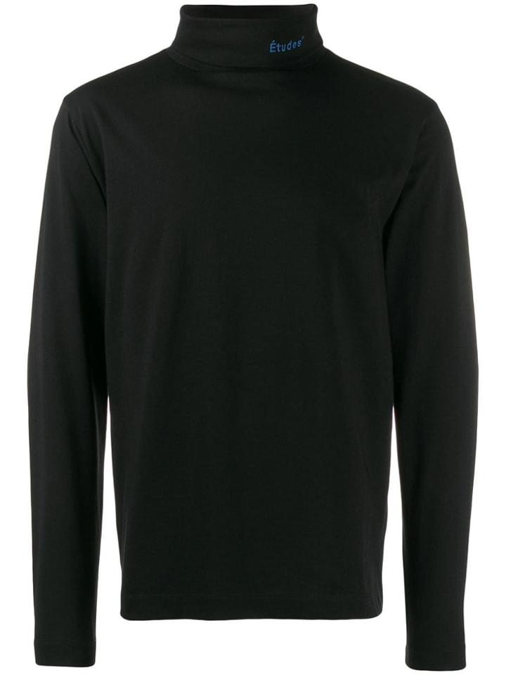 Études Roll Neck Jumper - Black