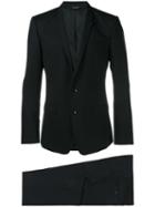 Dolce & Gabbana Formal Two-piece Suit, Men's, Size: 52, Blue, Wool/spandex/elastane/viscose/cupro