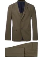 Z Zegna Two-piece Suit, Men's, Size: 48, Green, Cotton/cupro
