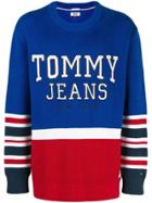 Tommy Jeans Logo Printed Jumper - Blue