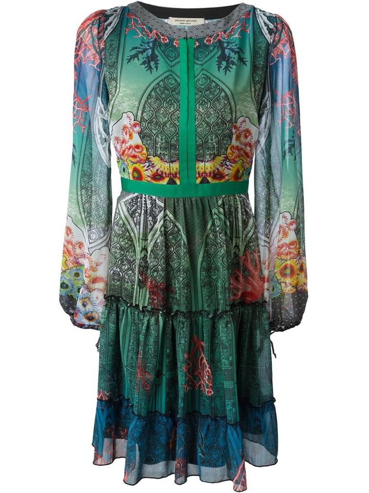 Piccione. Piccione Reef Print Dress