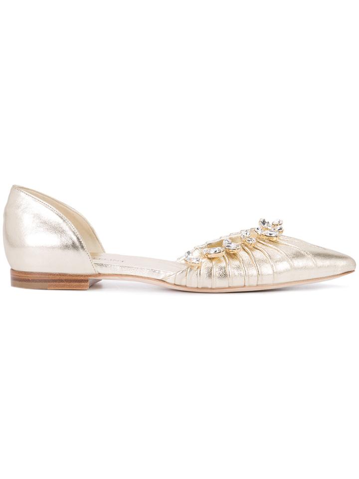 Sarah Flint Luisa D'orsay Ballerinas - Metallic
