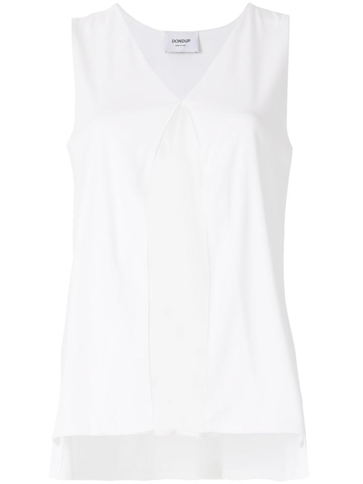 Dondup V-neck Tank Top - White