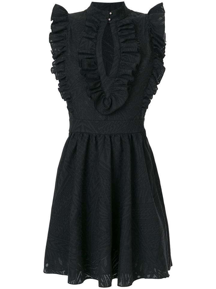 Just Cavalli Short Ruffled Skirt - Black