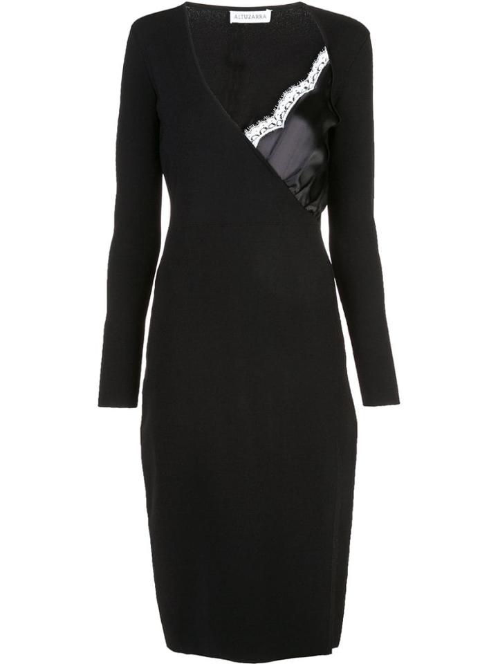 Altuzarra Bustier Detailed Fitted Dress - Black