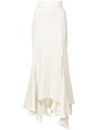 Juan Carlos Obando Split Leg Skirt - White