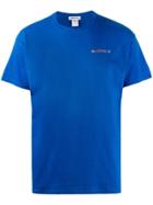 Applecore Logo Embroidered T-shirt - Blue