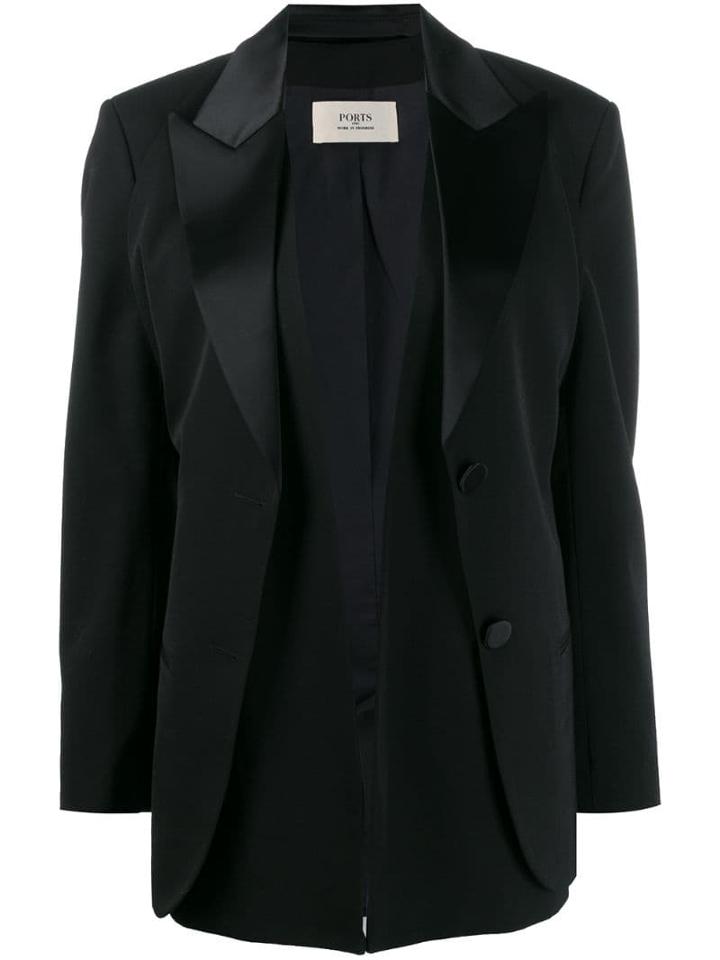 Ports 1961 Single Breasted Jacket - Black