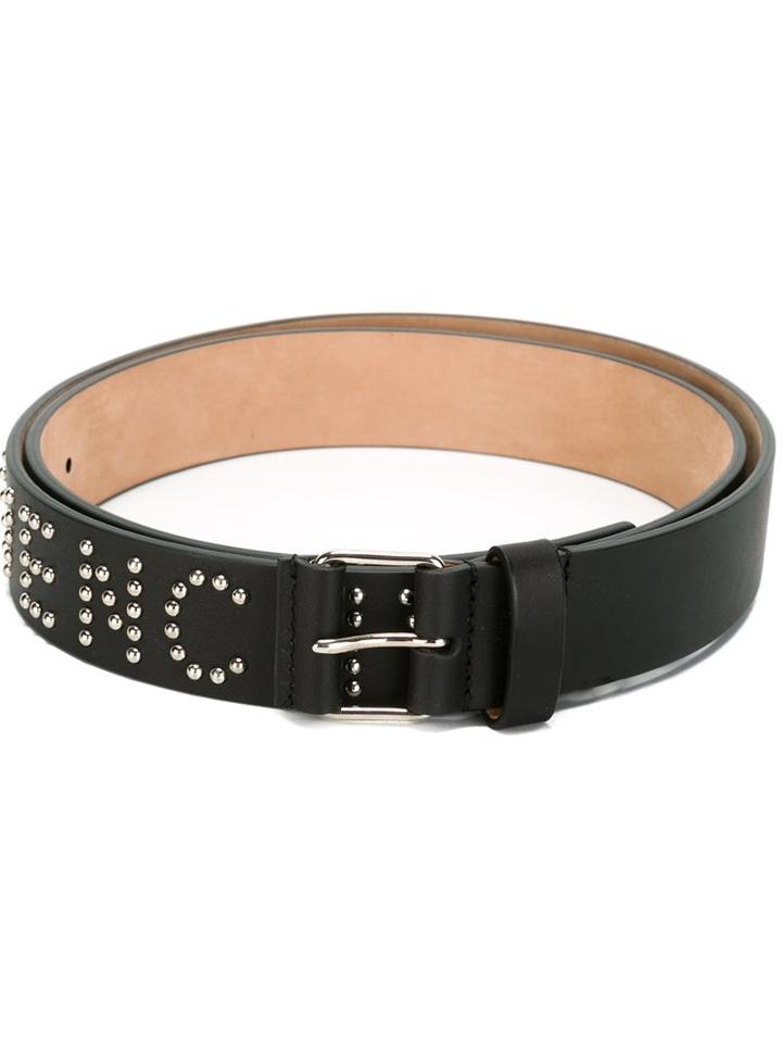 Givenchy Logo Studded Belt