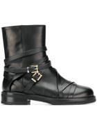 Cesare Paciotti Side Buckle Boots - Black