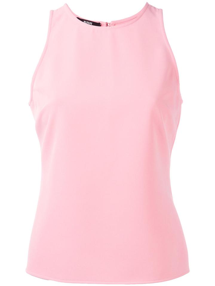 Versus Sleeveless Top, Women's, Size: 36, Pink/purple, Polyester/spandex/elastane