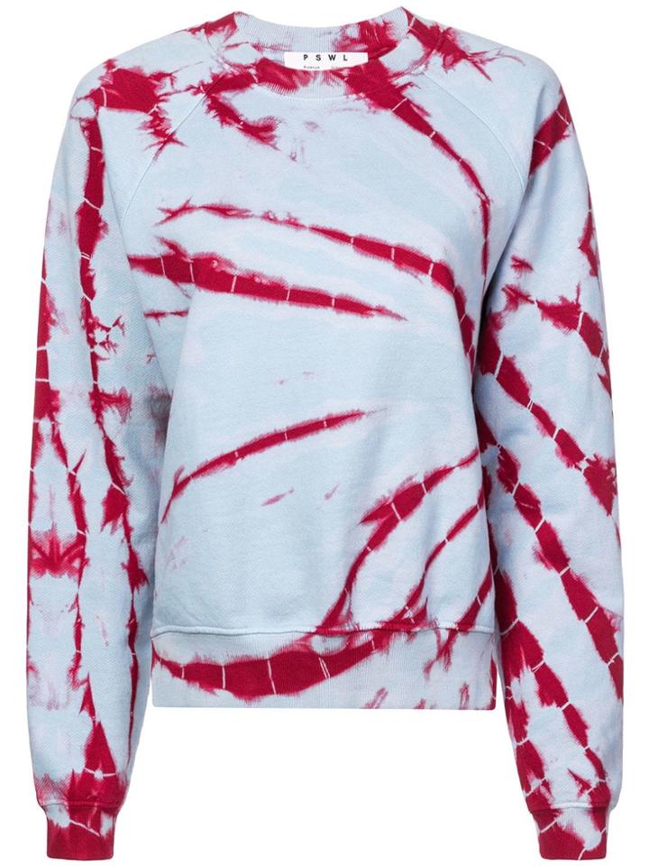 Proenza Schouler Pswl Tie Dye Sweatshirt - Blue