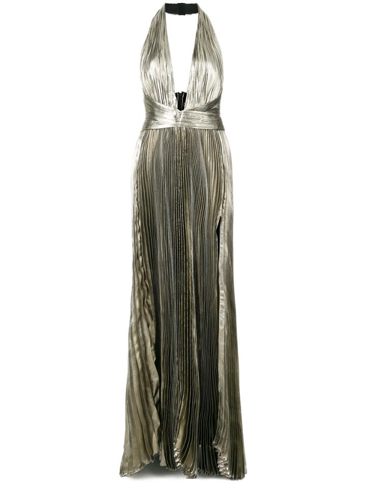 Maria Lucia Hohan Metallic Evening Dress