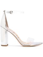 Sam Edelman Yaro Block-heel Sandals - Silver