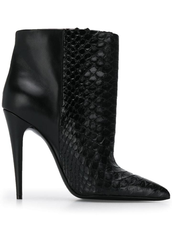 Saint Laurent Abbey 110mm Boots - Black