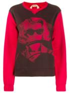 Nº21 Woman Print Sweatshirt - Red