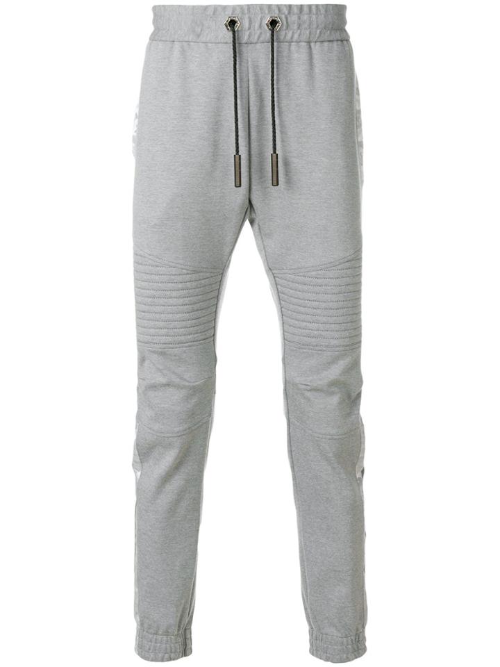 Philipp Plein Falling Deeper Track Pants - Grey