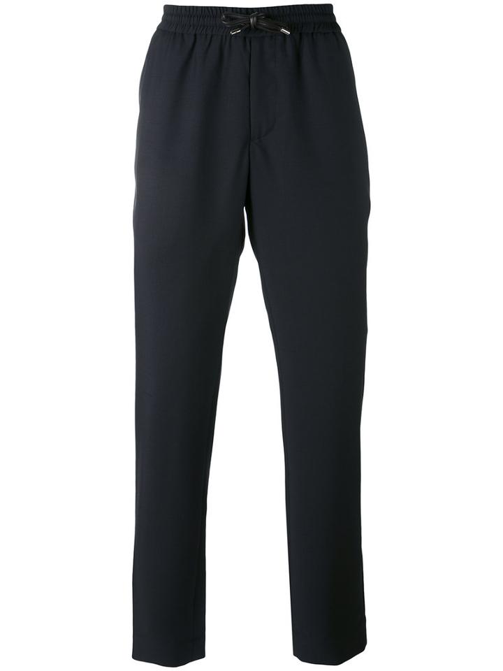 Bernardo Giusti - Fitted Trousers - Men - Polyester/mohair/wool - 46, Black, Polyester/mohair/wool