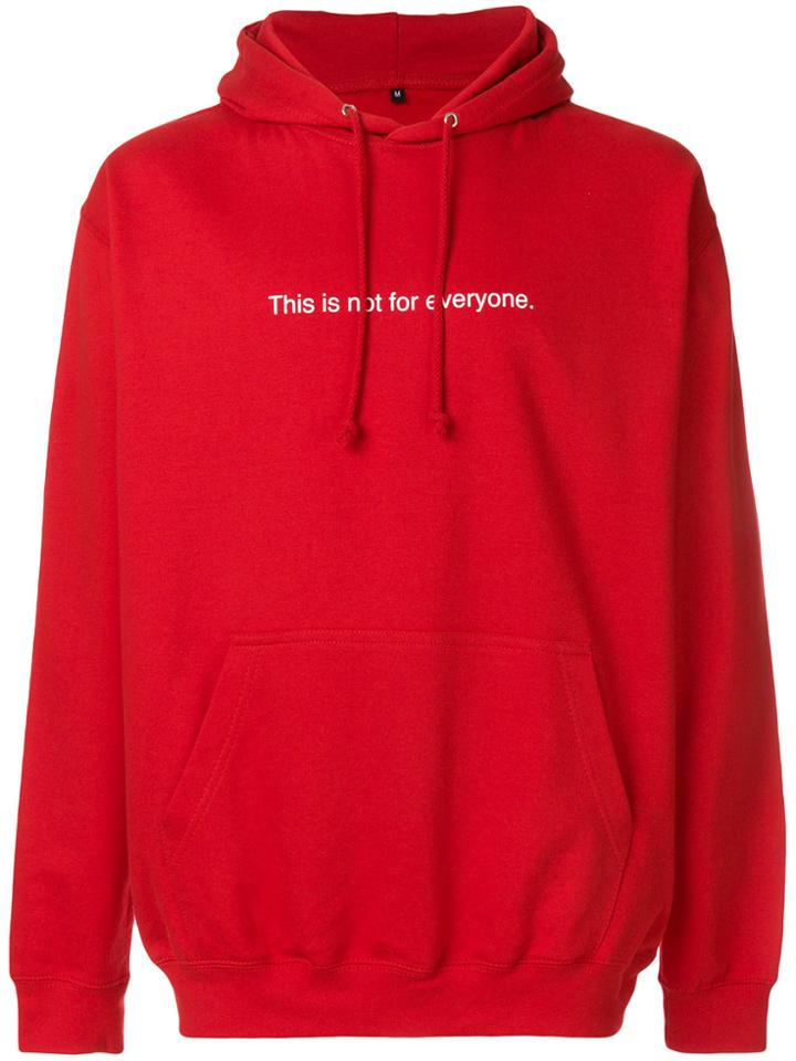 F.a.m.t. This Is Not For Everyone Hoodie - Red