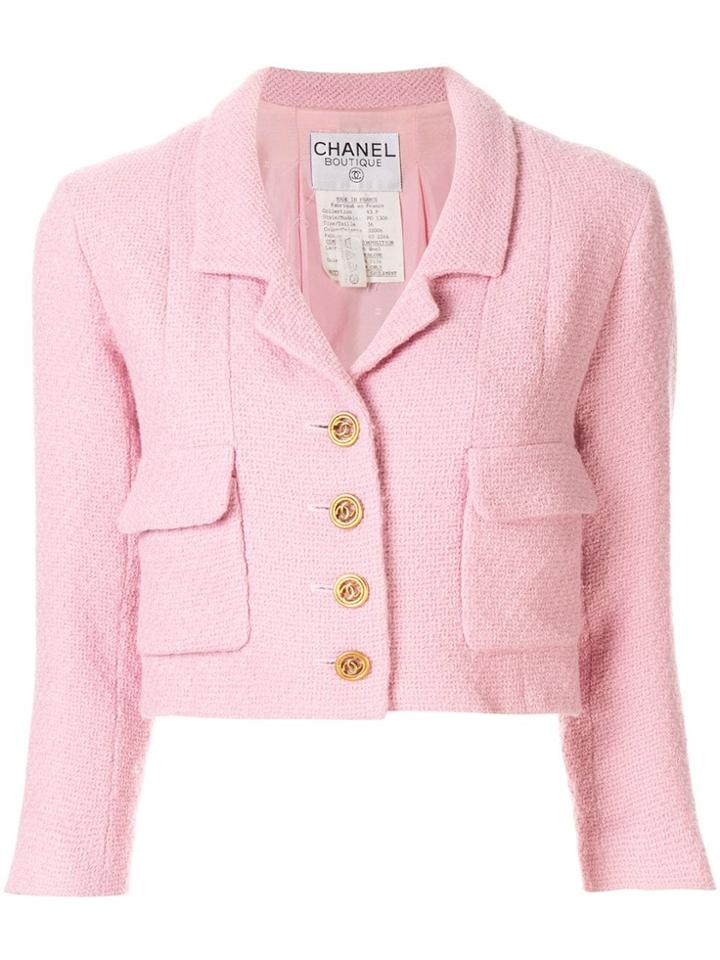 Chanel Pre-owned 1993's Long Sleeve Jacket - Pink