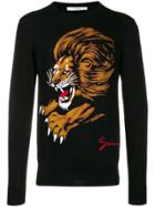 Givenchy Lion Knit Jumper - Black