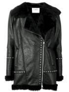 Ainea Aviator Coat - Black