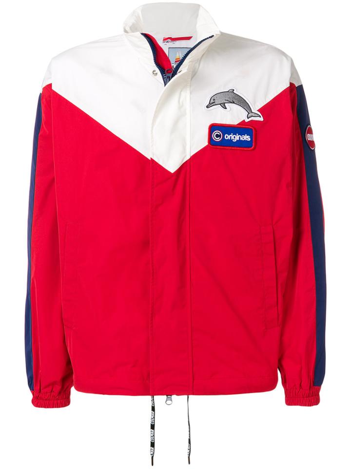 Au Jour Le Jour For Colmar Logo Band Lightweight Jacket - Red