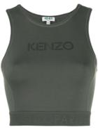 Kenzo Printed Logo Tank Top - Green
