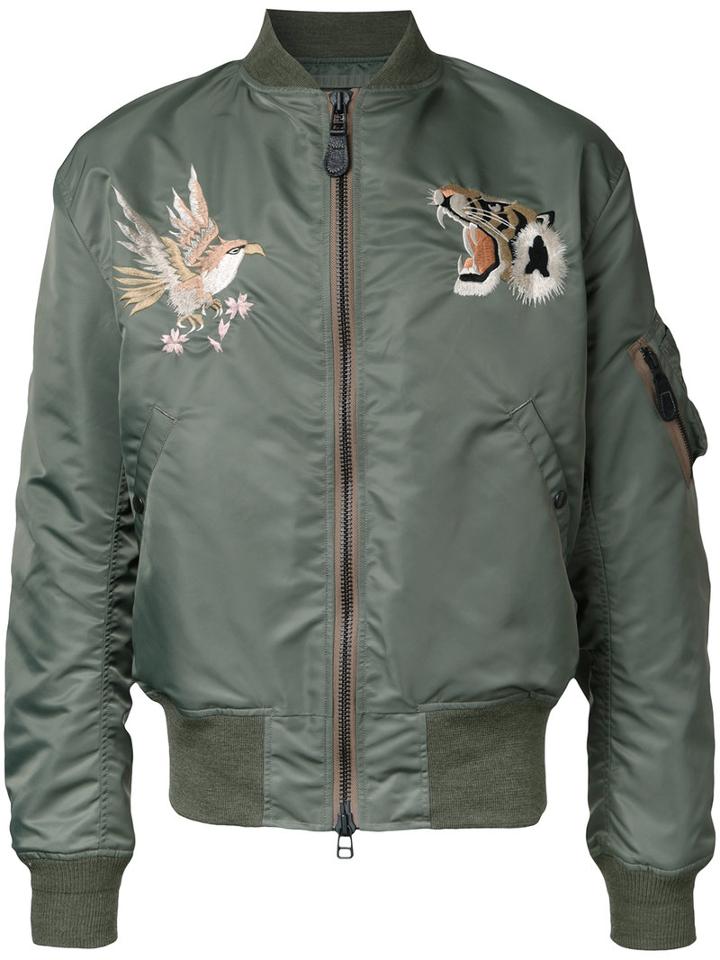 Gold Wind Protex Bomber Jacket, Men's, Size: Medium, Green, Nylon