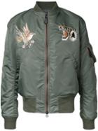 Gold Wind Protex Bomber Jacket, Men's, Size: Medium, Green, Nylon
