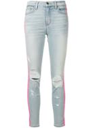 Amiri Contrast Side Stripe Jeans - Blue