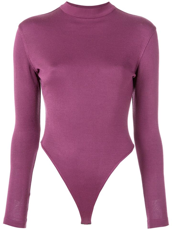 Alaïa Vintage Longsleeved Body - Pink & Purple