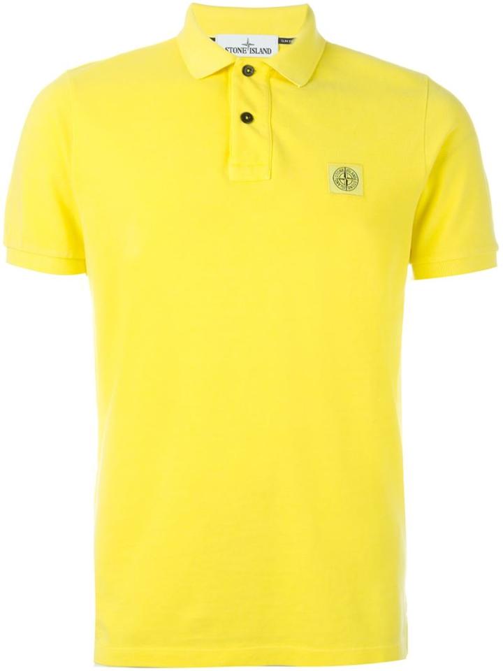 Stone Island Classic Polo Shirt, Men's, Size: Xl, White, Cotton