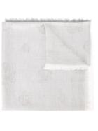 Kenzo 'mini Tiger' Scarf, Men's, Grey, Modal/cotton