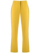 Mara Mac Side Stripes Straight Trousers - Yellow