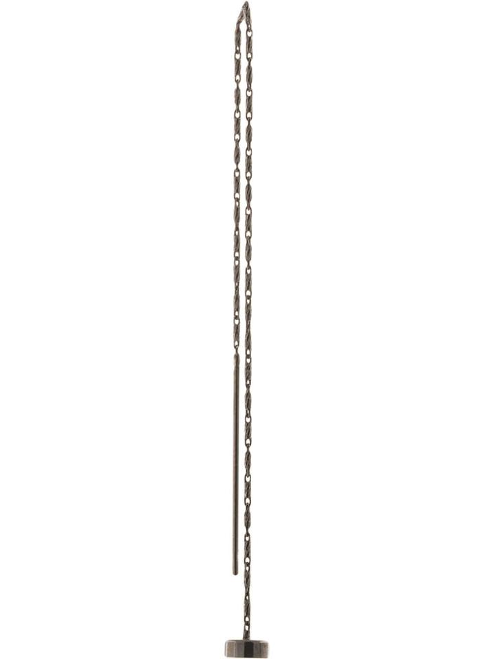 Xte Pull-through Chain Earring - Black