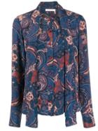 See By Chloé Paisley Printed Shirt - Blue