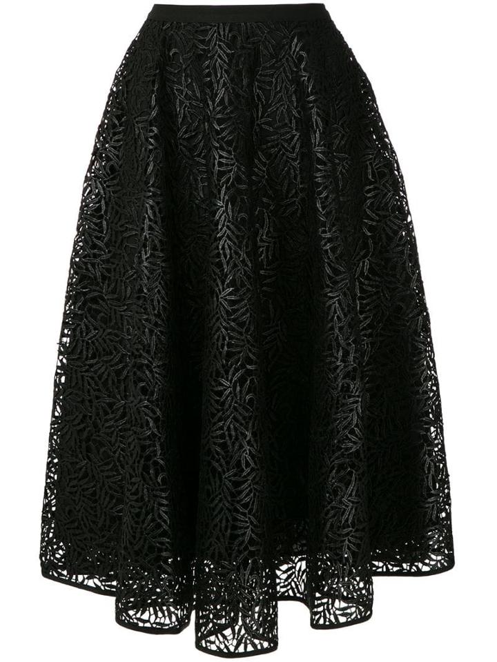 Tufi Duek Saia Midi Renda - Black