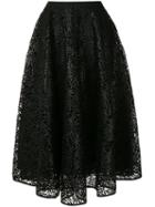 Tufi Duek Saia Midi Renda - Black