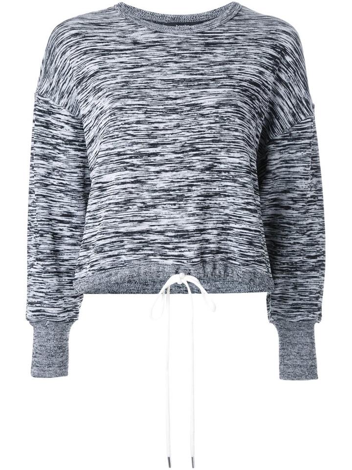 Bassike Melange Drawstring Sweatshirt