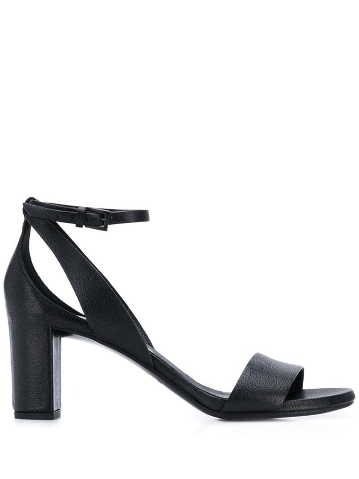 Del Carlo Open Toe Sandals - Black