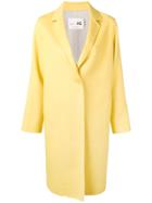 Manzoni 24 Single-breasted Coat - Yellow