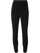 Dolce & Gabbana Slim Fit Trousers, Women's, Size: 44, Black, Viscose/acetate/spandex/elastane